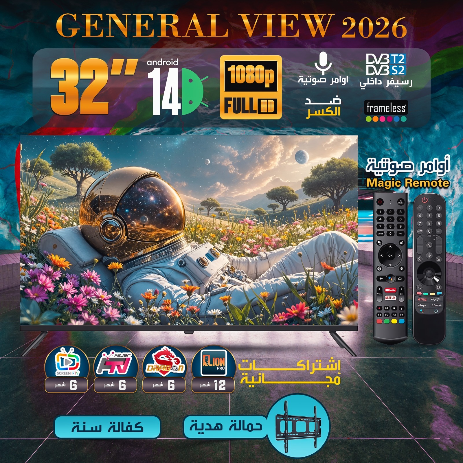 شاشه General View 32 inch